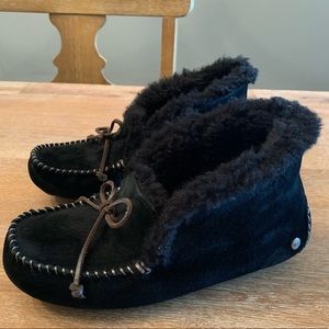 UGG Black Alena Slippers Size 6